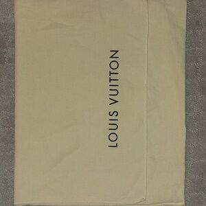 Louis Vuitton Beige Storage Dust Bag Pouch